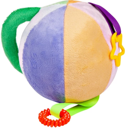 Мягкий бизиборд мячик Мультицвет Мини